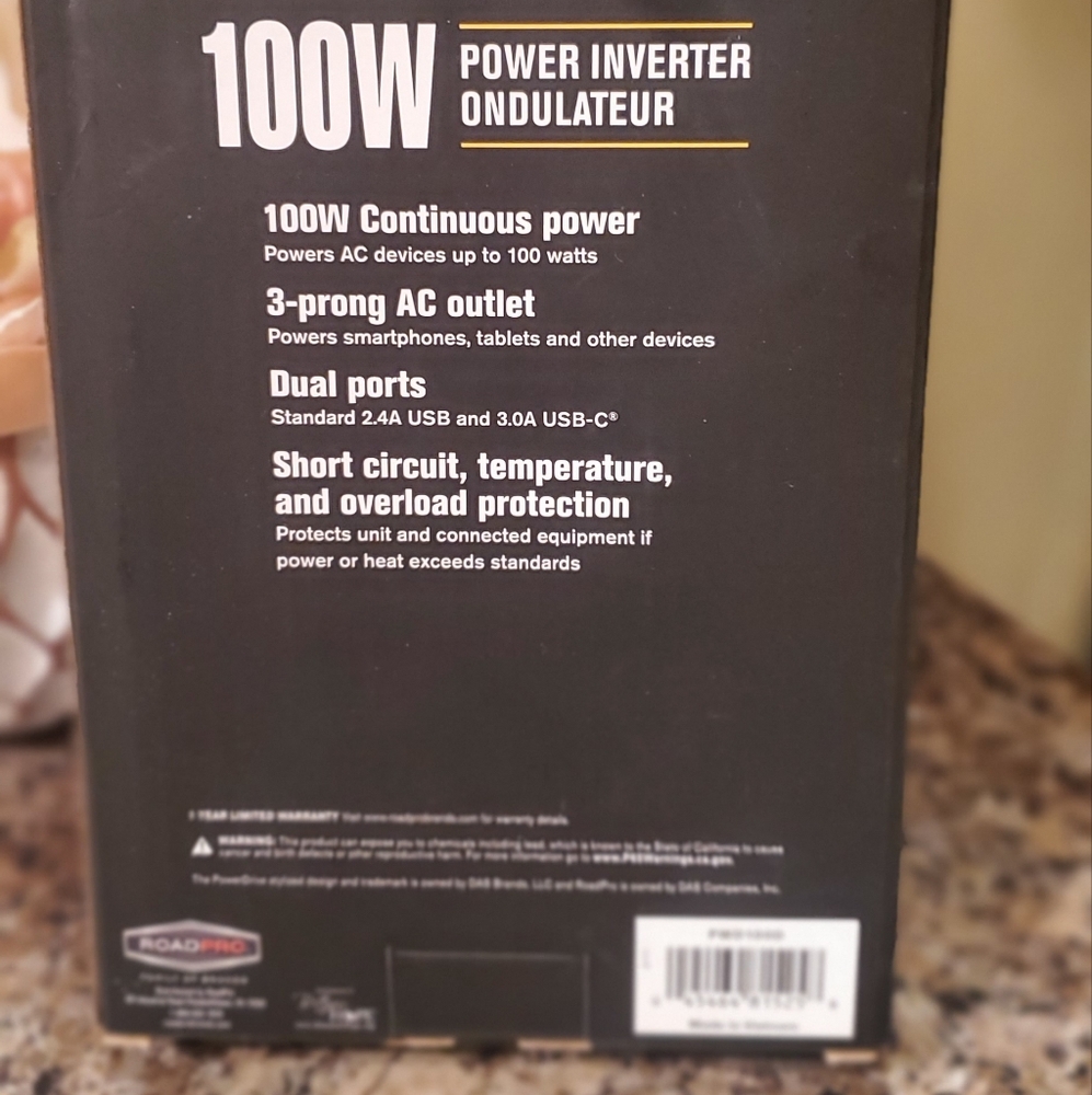 Compact 100W Power Inverter - Picture 2 of 3